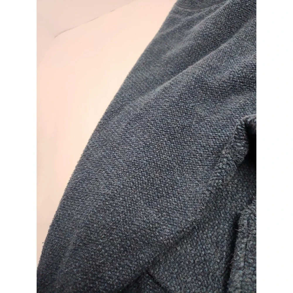 Tommy Bahama Mens Blue Sweater Medium M 100% Cotton Textured Knit V-Neck